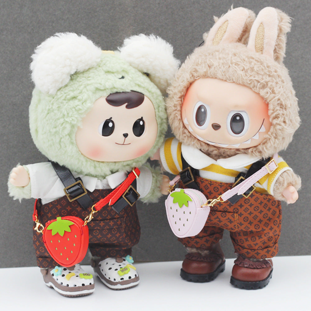 Wholesale Doll Fashion Strawberry Bag Doll Clothes Accessories